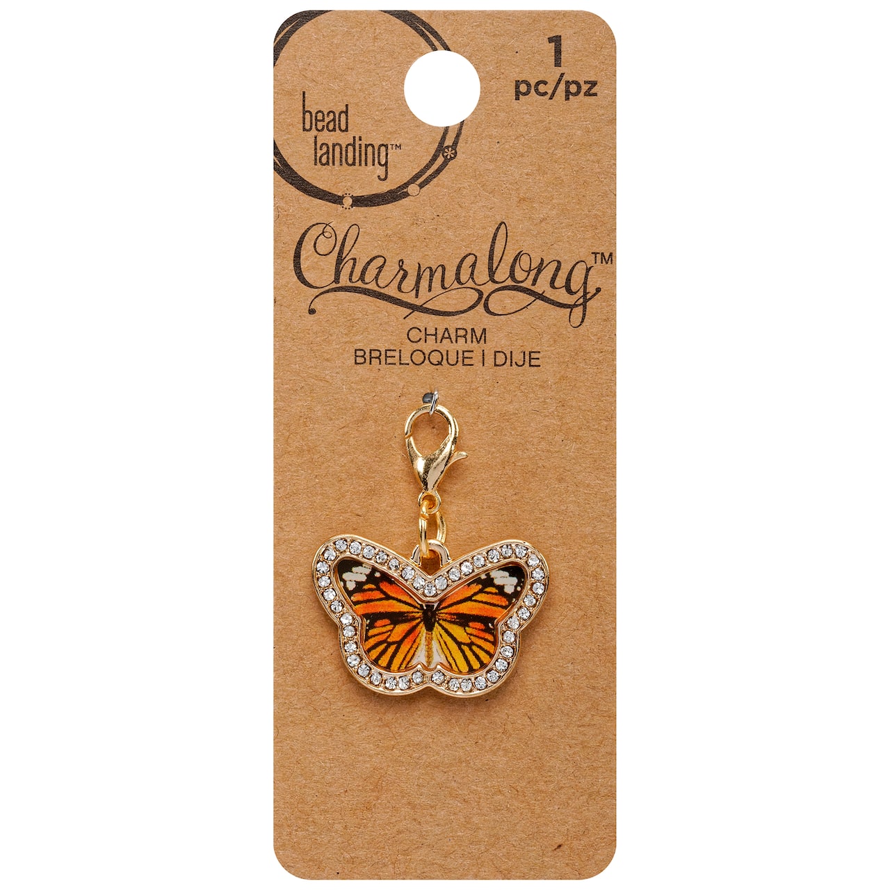 Charmalong&#x2122; Butterfly Charm By Bead Landing&#x2122;